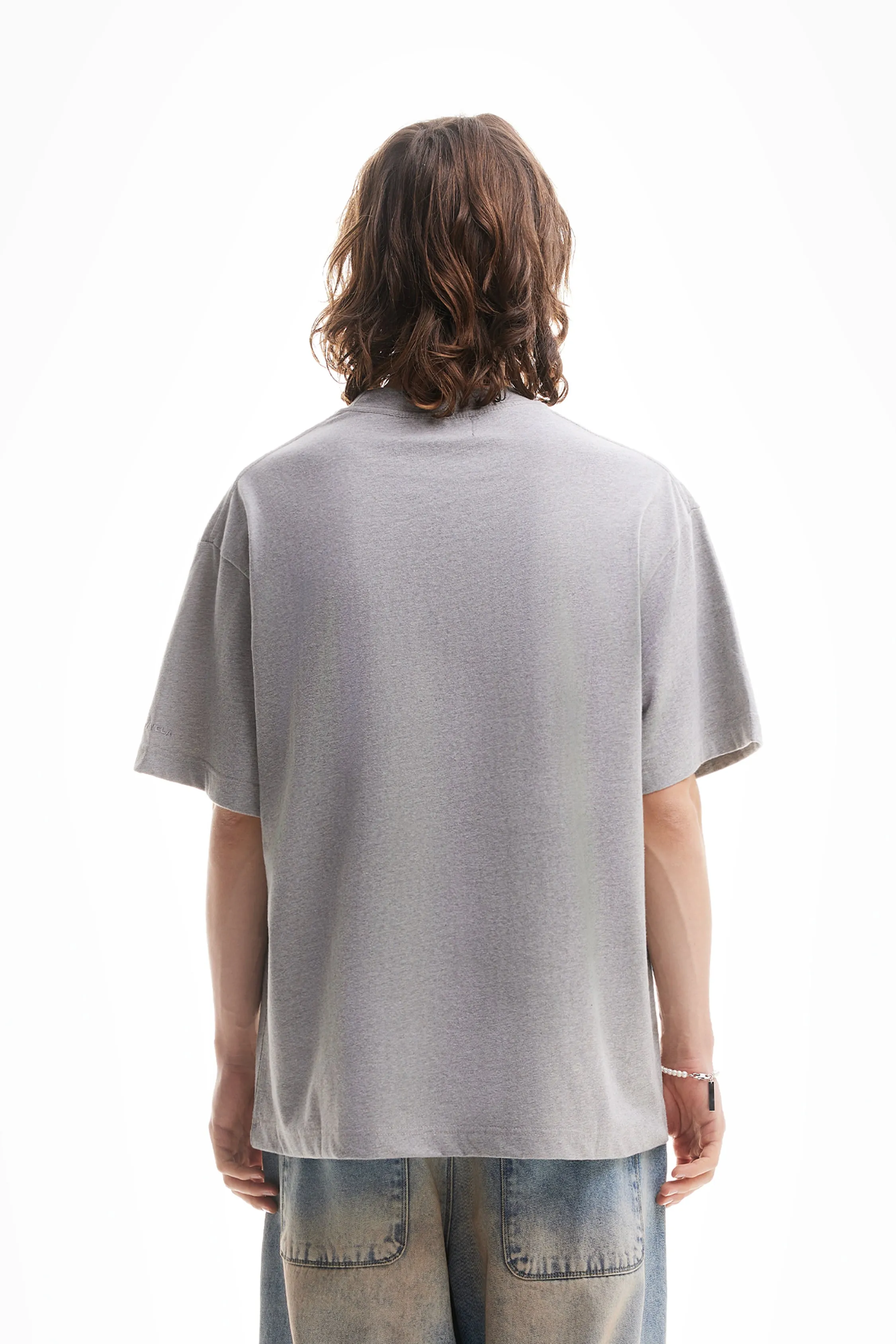 LIGHT GREY MELANGE T-SHIRT