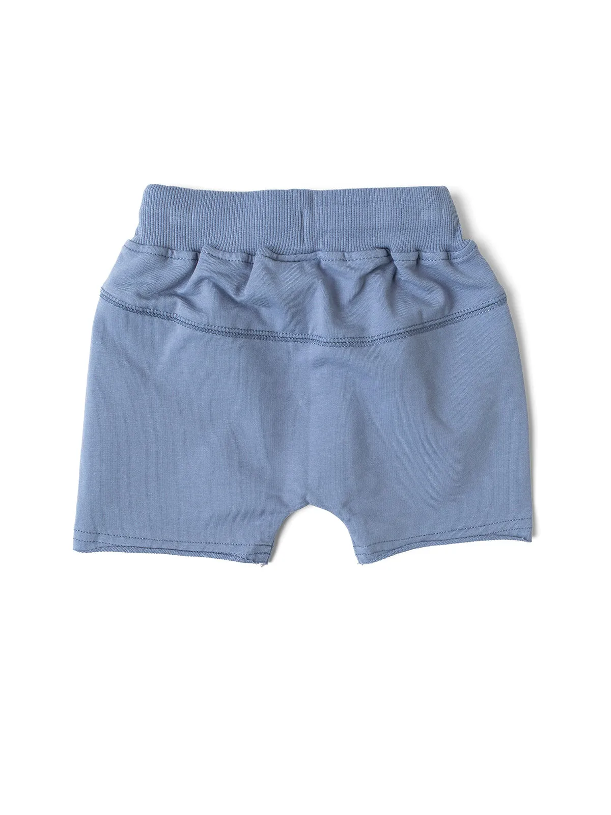 Little Bipsy Raw Edge Hem Harem Short - Sky Blue