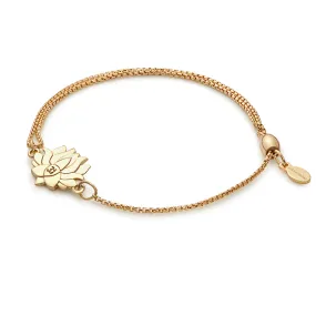 Lotus Pull Chain Bracelet