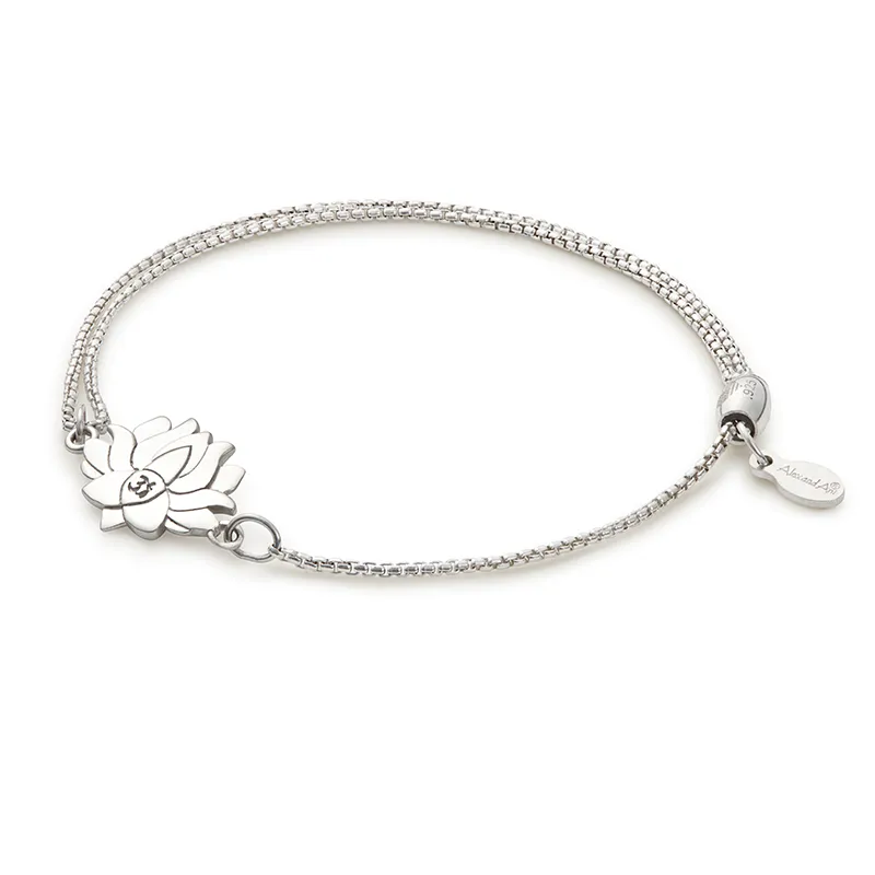 Lotus Pull Chain Bracelet