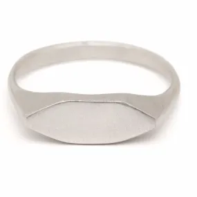 Medium Signet Ring Silver