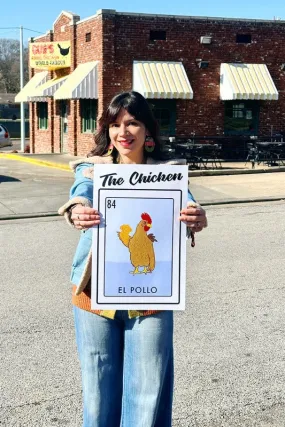 Memphis Poster Prints- The Chicken