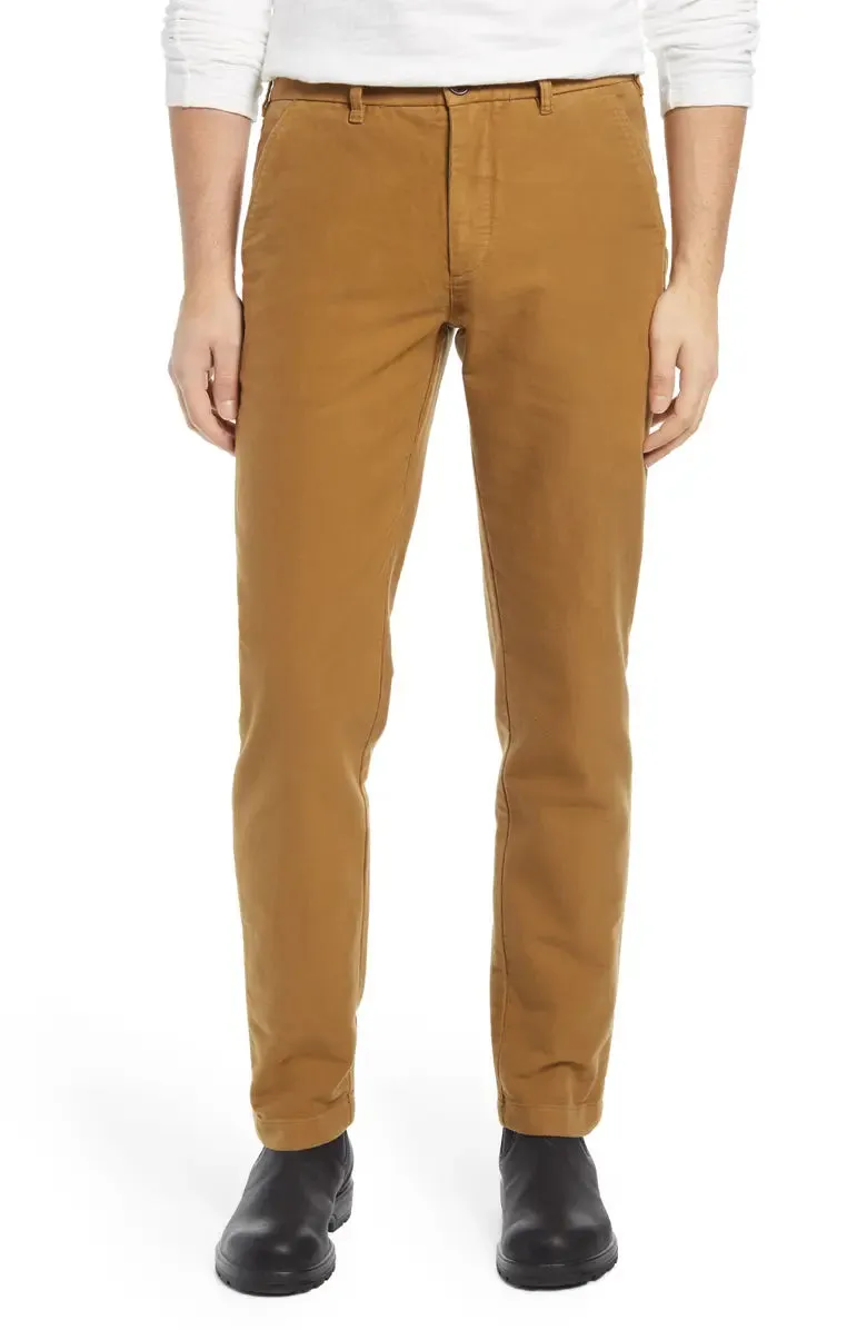 Men's Barbour | Neuston Soft Brushed Moleskin Pants | Sandstone