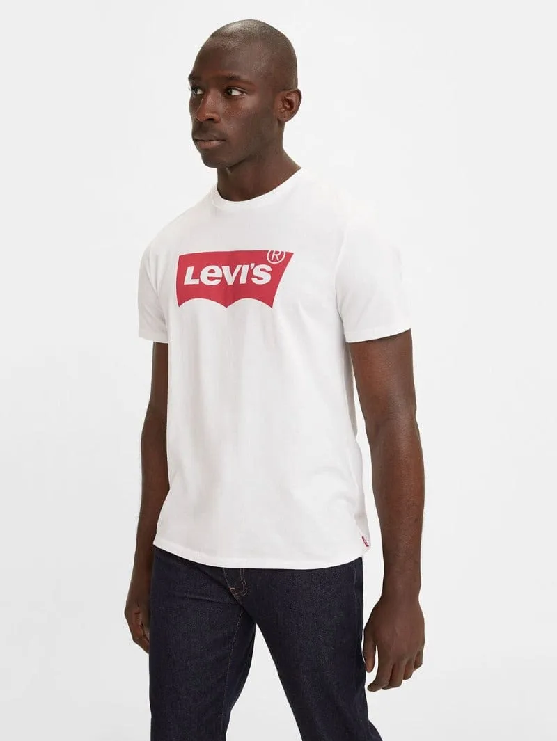 Mens Levi Graphic White T-Shirt