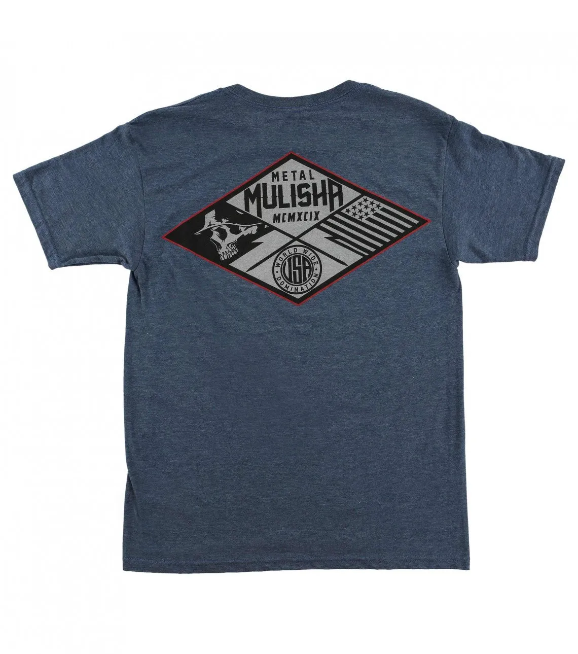 Metal Mulisha Kicks Tee Heather Navy