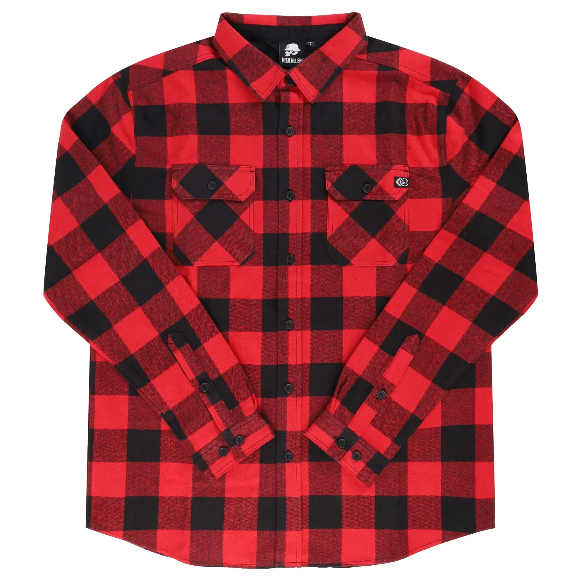 Metal Mulisha Mens Jacked  Flannel Red