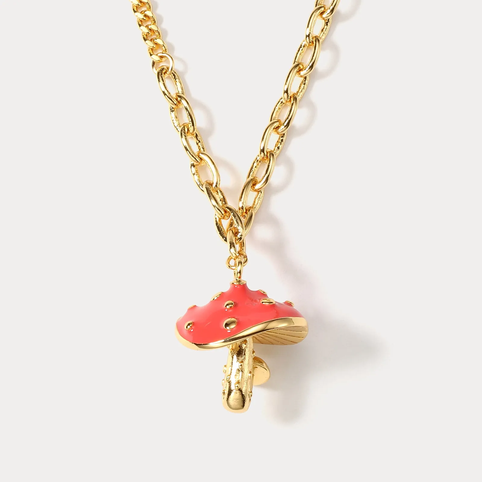 Mushroom Necklace