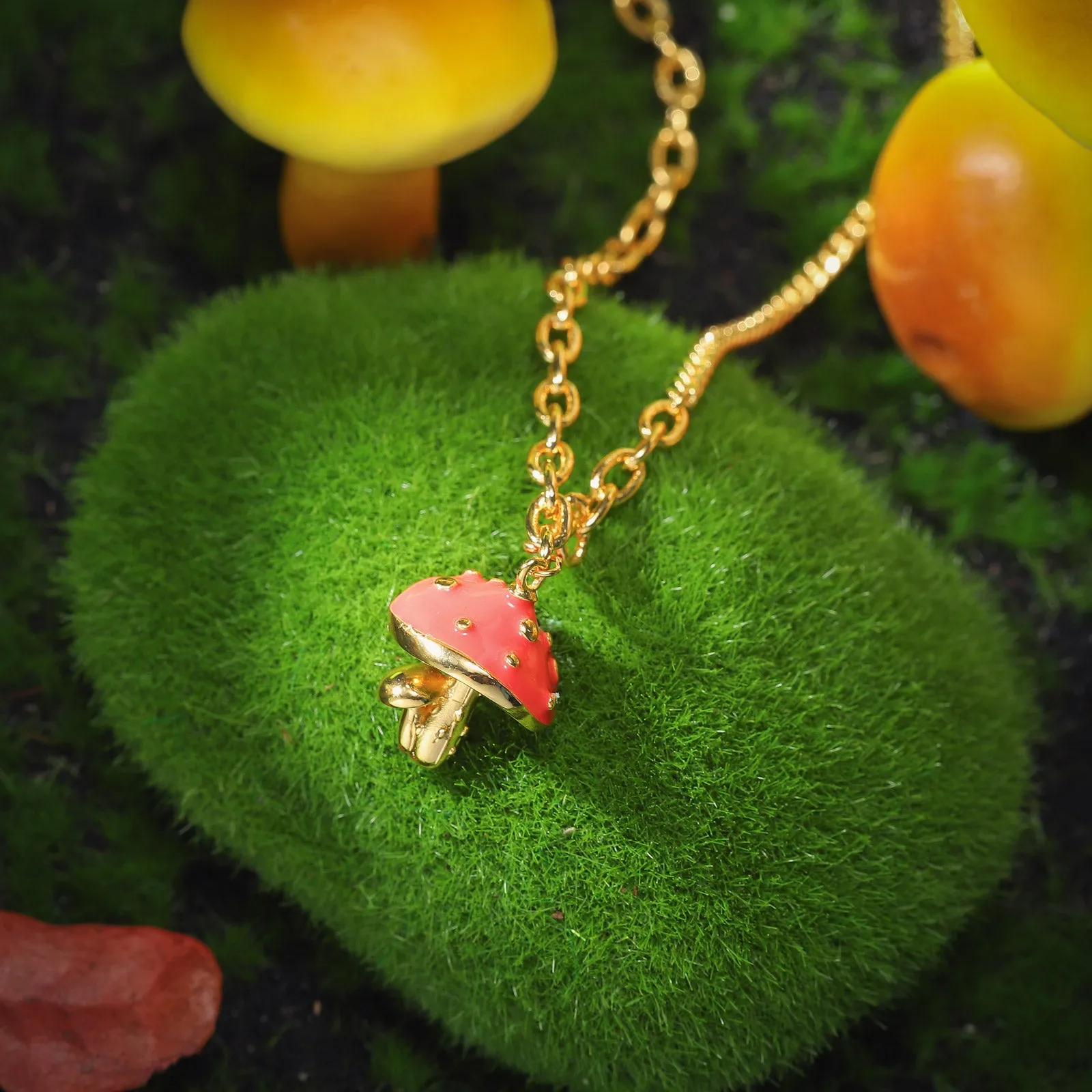 Mushroom Necklace