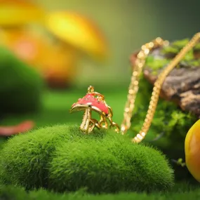 Mushroom Necklace