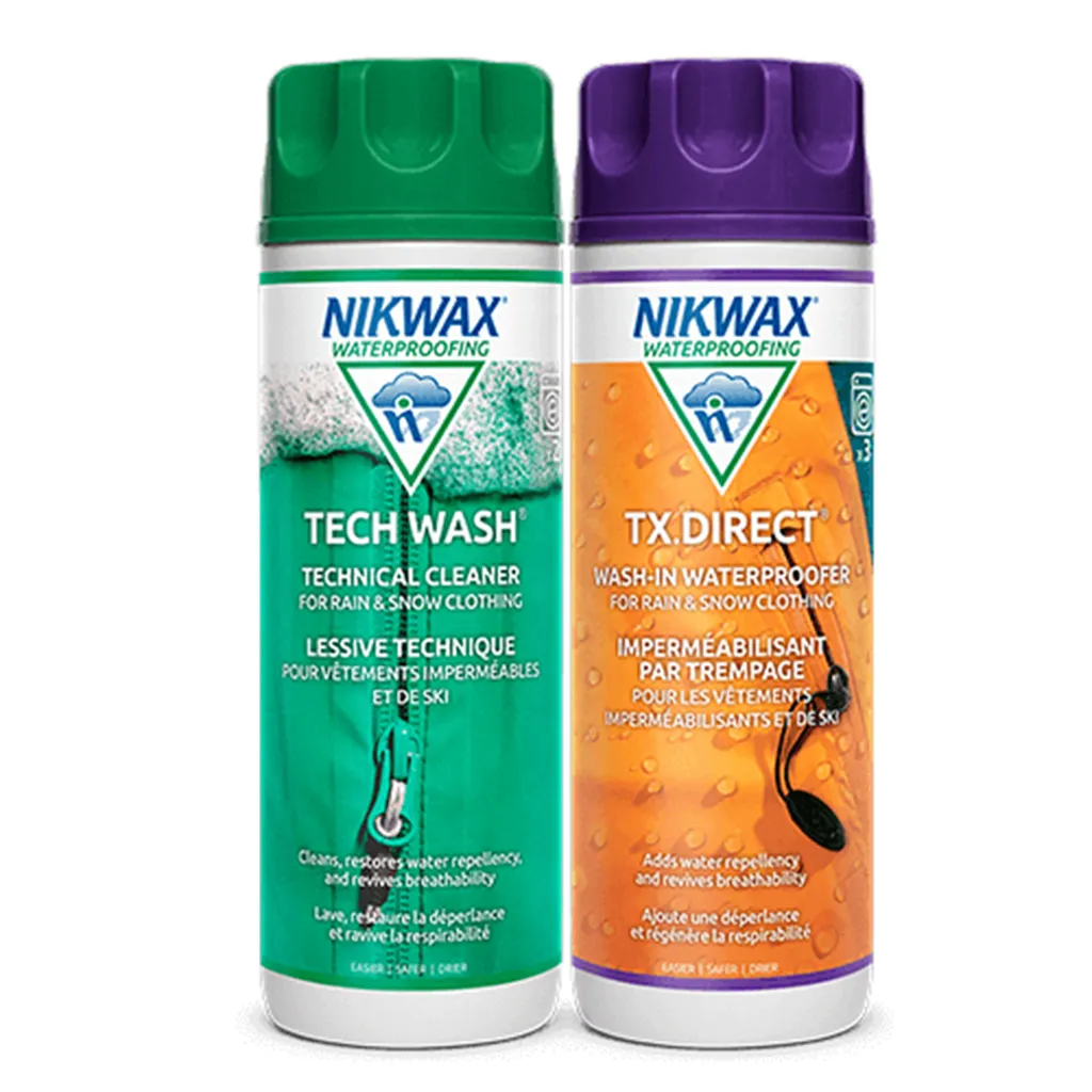 Nikwax Hardshell Duo Pack 300 ml/10oz per bottle