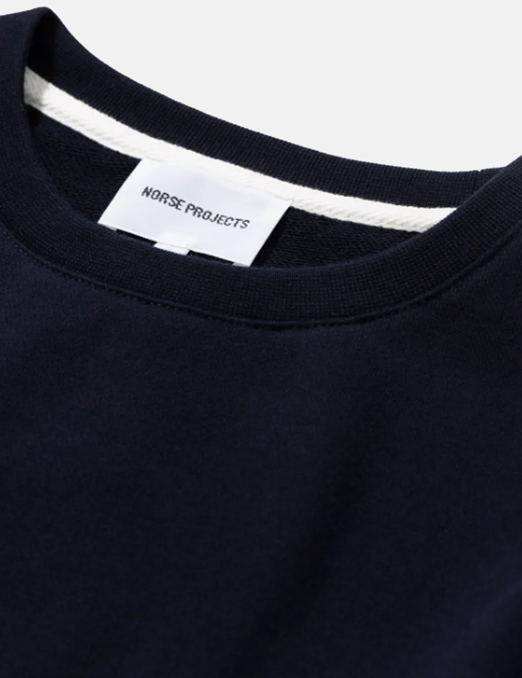 Norse Projects Vagn Norse Projects Logo Sweatshirt - Dark Navy Blue