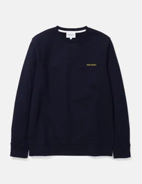 Norse Projects Vagn Norse Projects Logo Sweatshirt - Dark Navy Blue