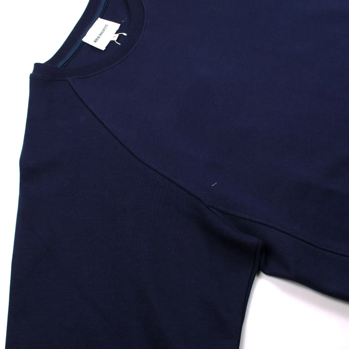 Norse Projects - Vorm Summer Interlock Sweatshirt - Navy