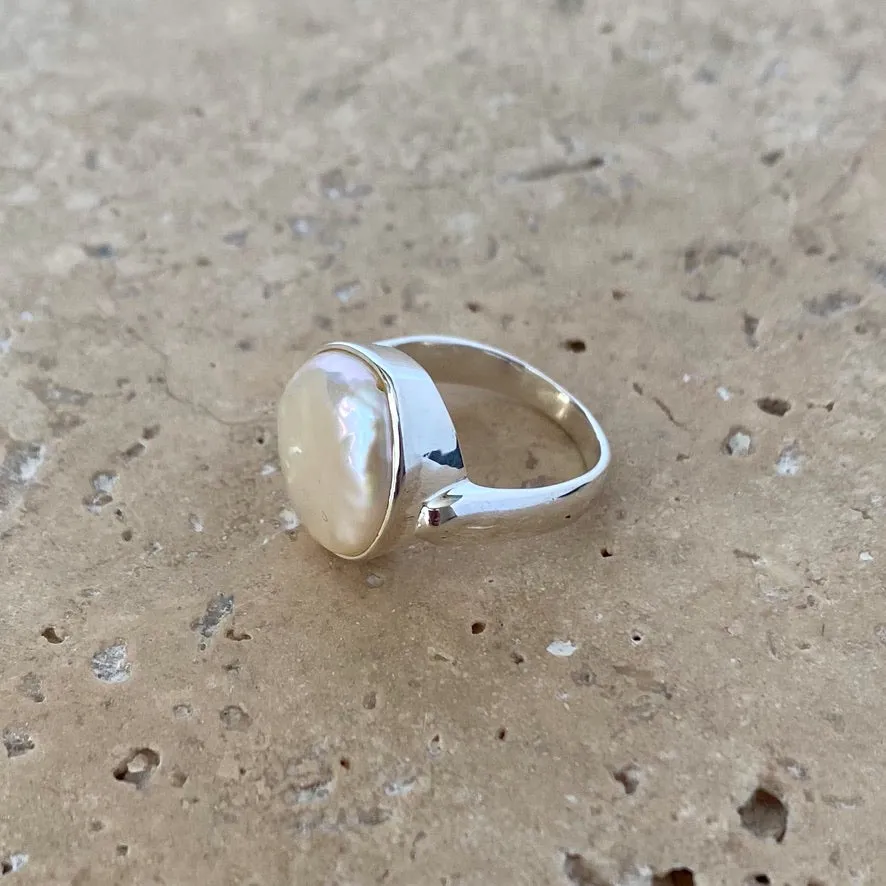 Pearl Delphi Ring