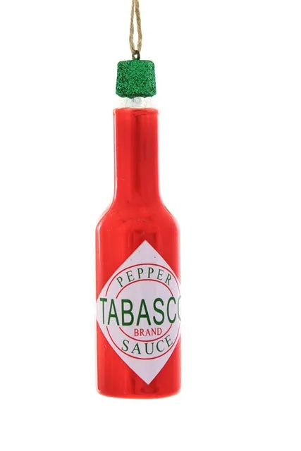  Pepper Sauce Bottle  Ornament