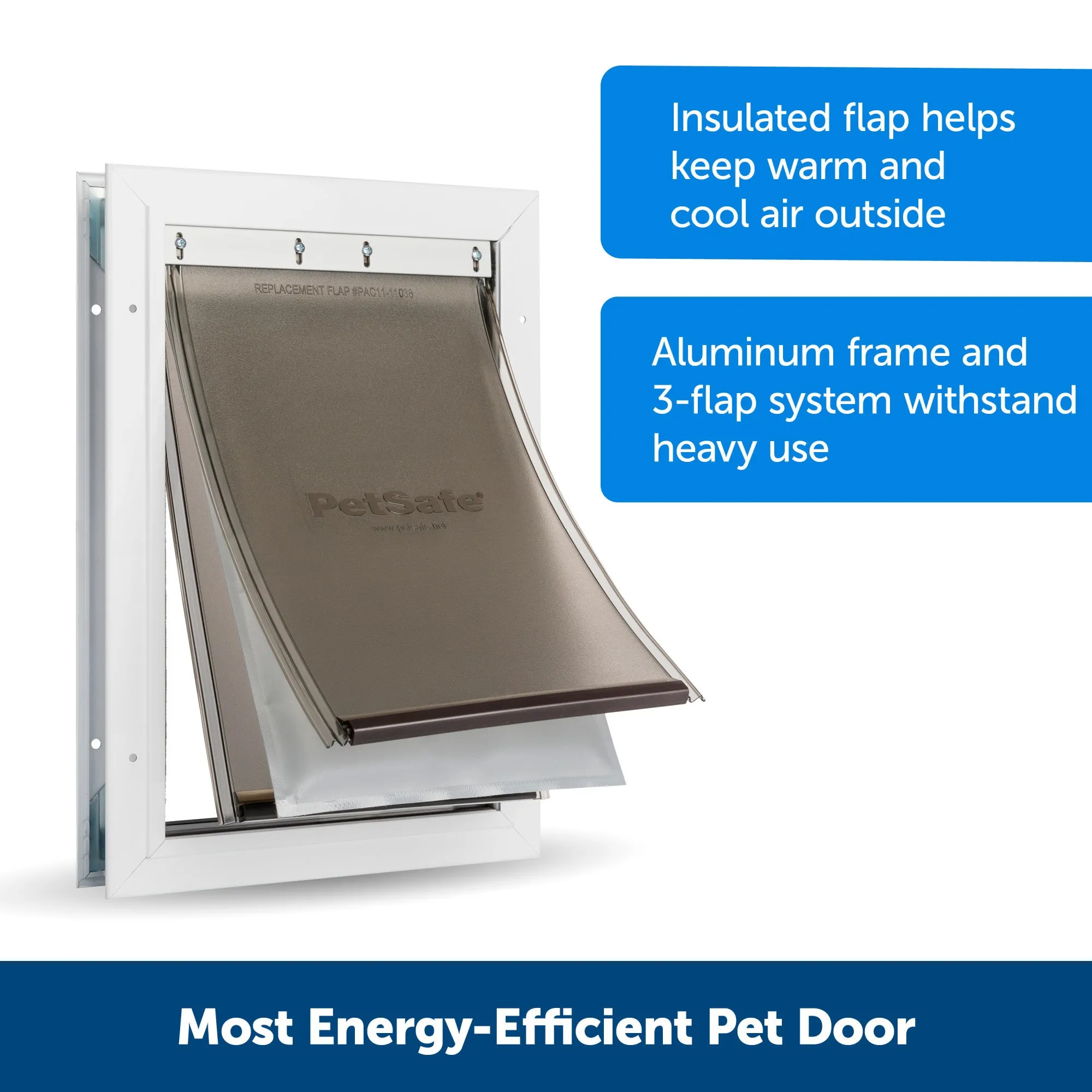 PetSafe Extreme Weather Aluminum Pet Door, Large