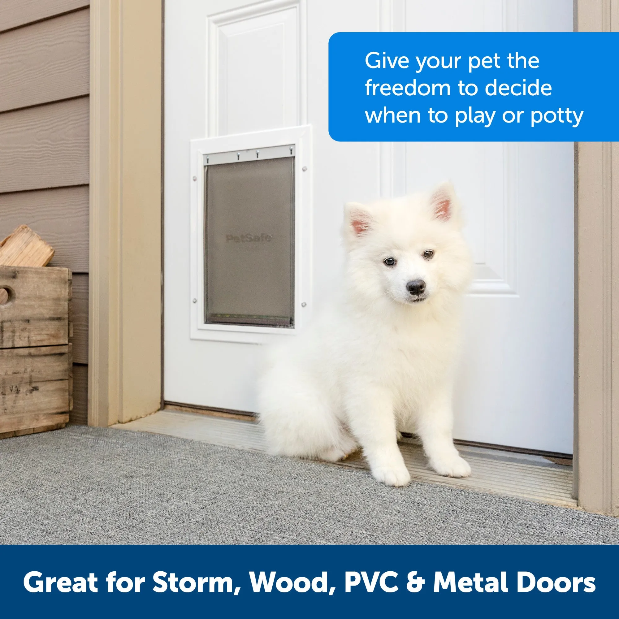 PetSafe Extreme Weather Aluminum Pet Door, Large