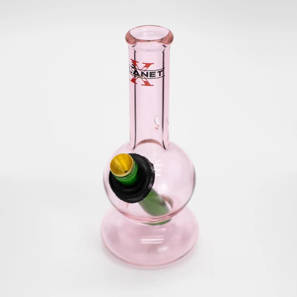 PLANET X - MERCY - PINK GLASS MINI BONG