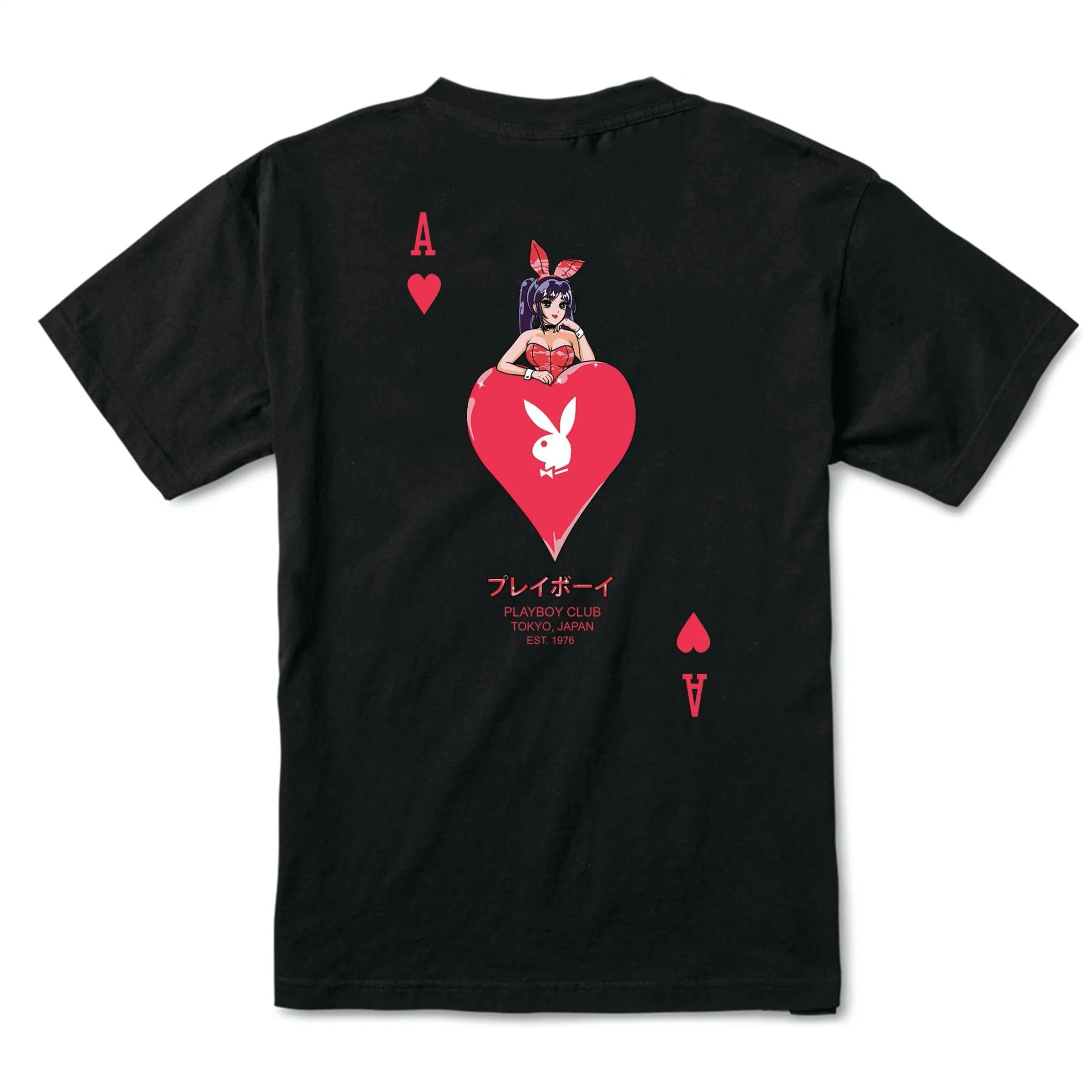 Playboy Ace of Hearts Tee - Black