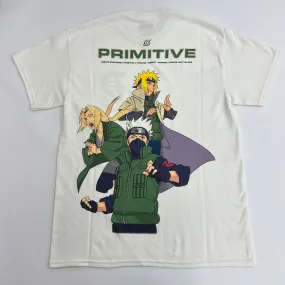 PRIMITIVE x Naruto Hokage T-Shirt - White