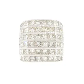 Princess Cut Diamond Band