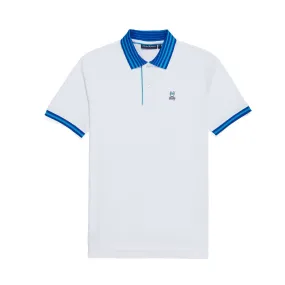 Psycho Bunny Mens Norris Pique Polo - White