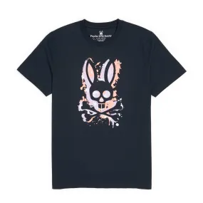 Psycho Bunny Mens Waverly Graphic Tee - Navy