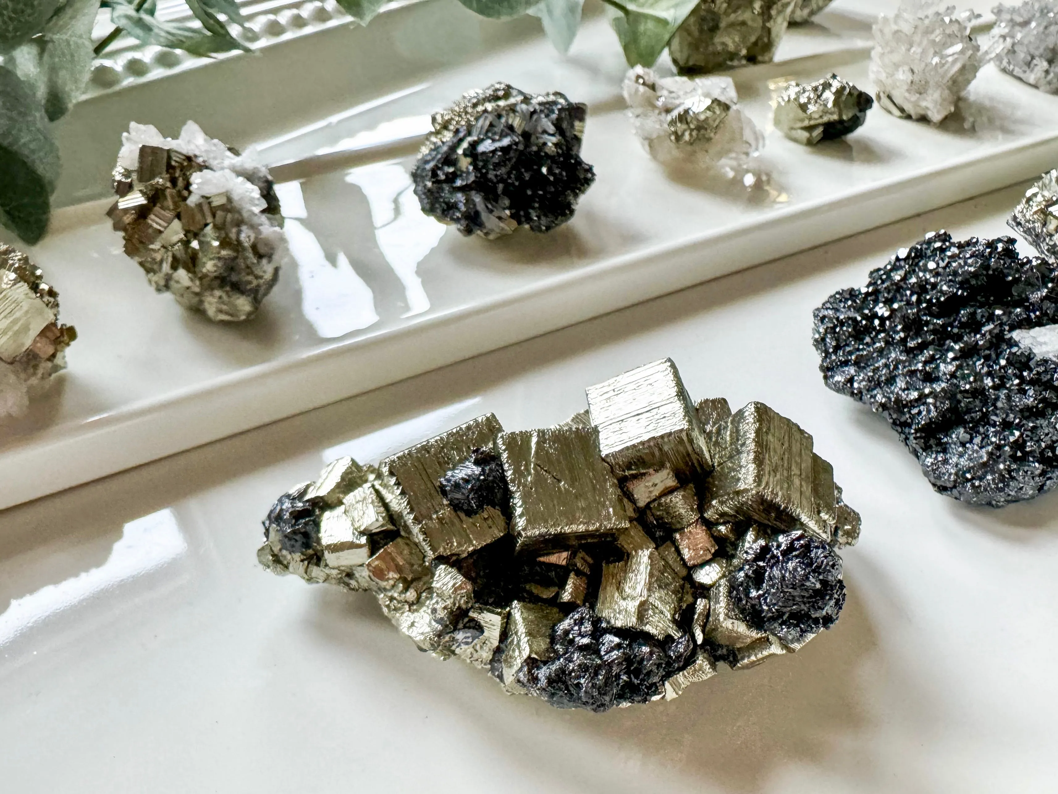 Pyrite with Sphalerite & Quartz || Peru