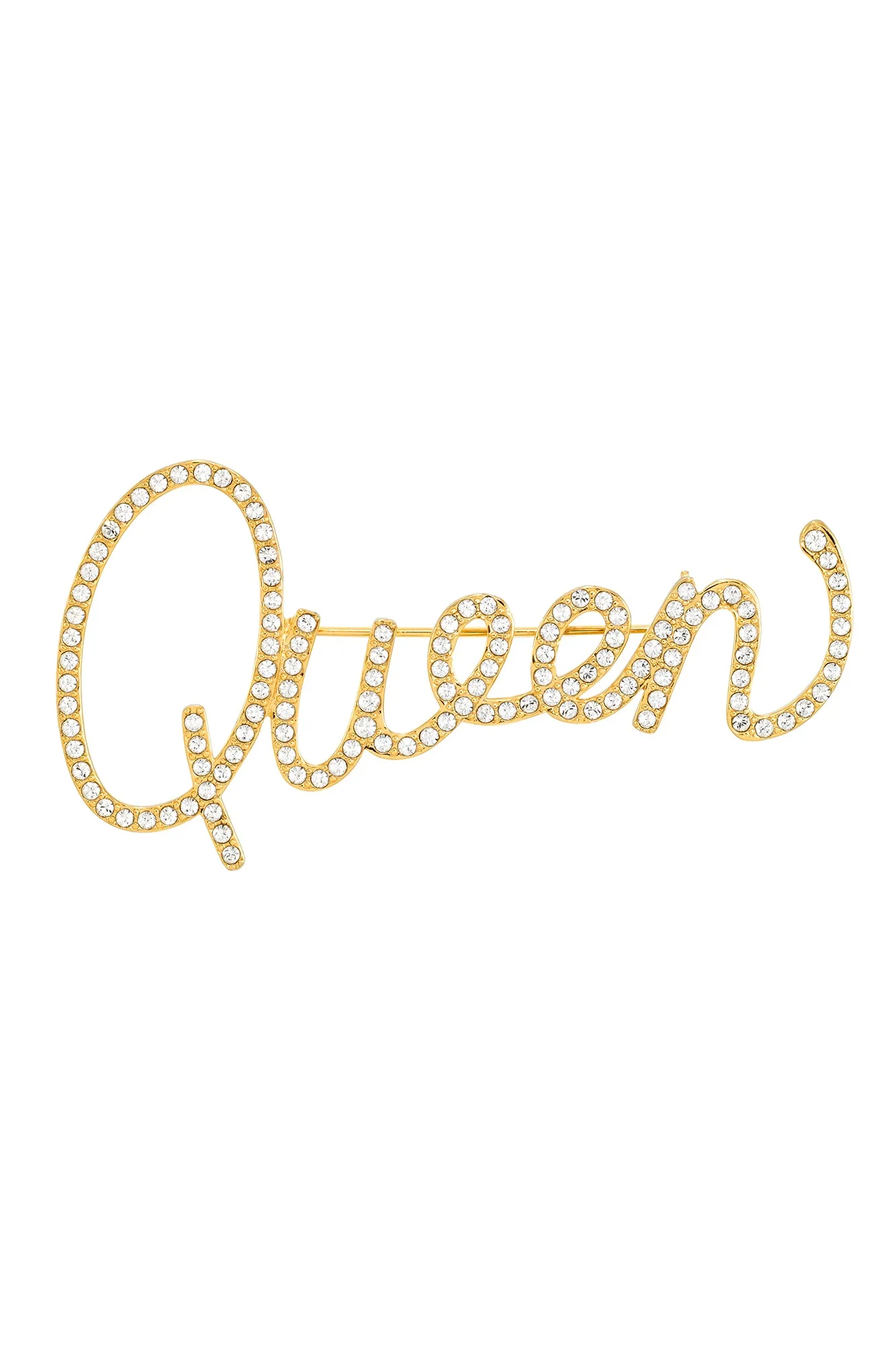 Queen Nameplate Pin