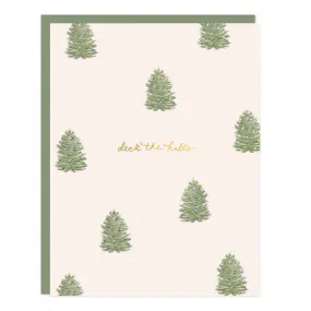 RAMONA & RUTH | Deck the Halls Christmas Tree Card