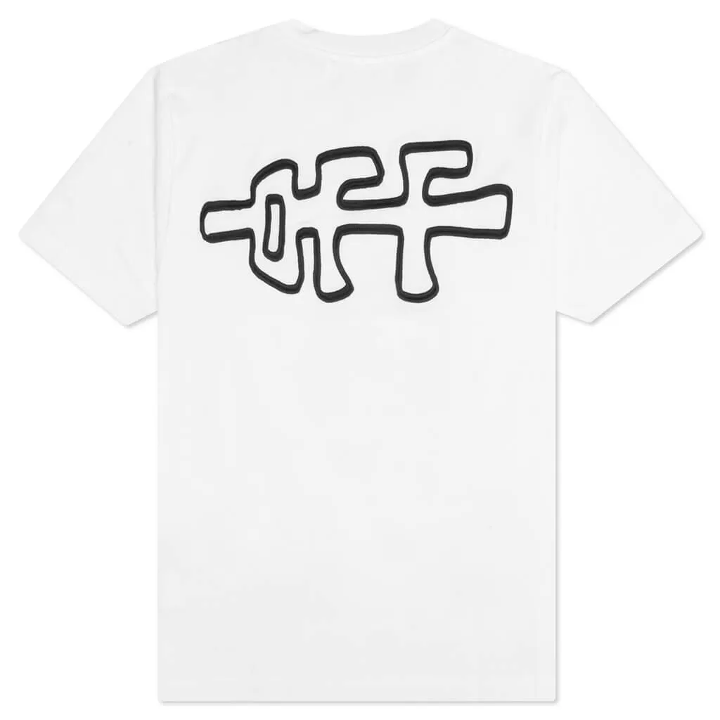 Rocks Type Slim S/S Tee - White/Black