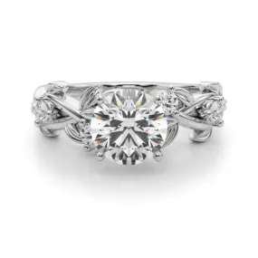 Round Lab Grown Diamond Engagement Ring 2.25 CTW