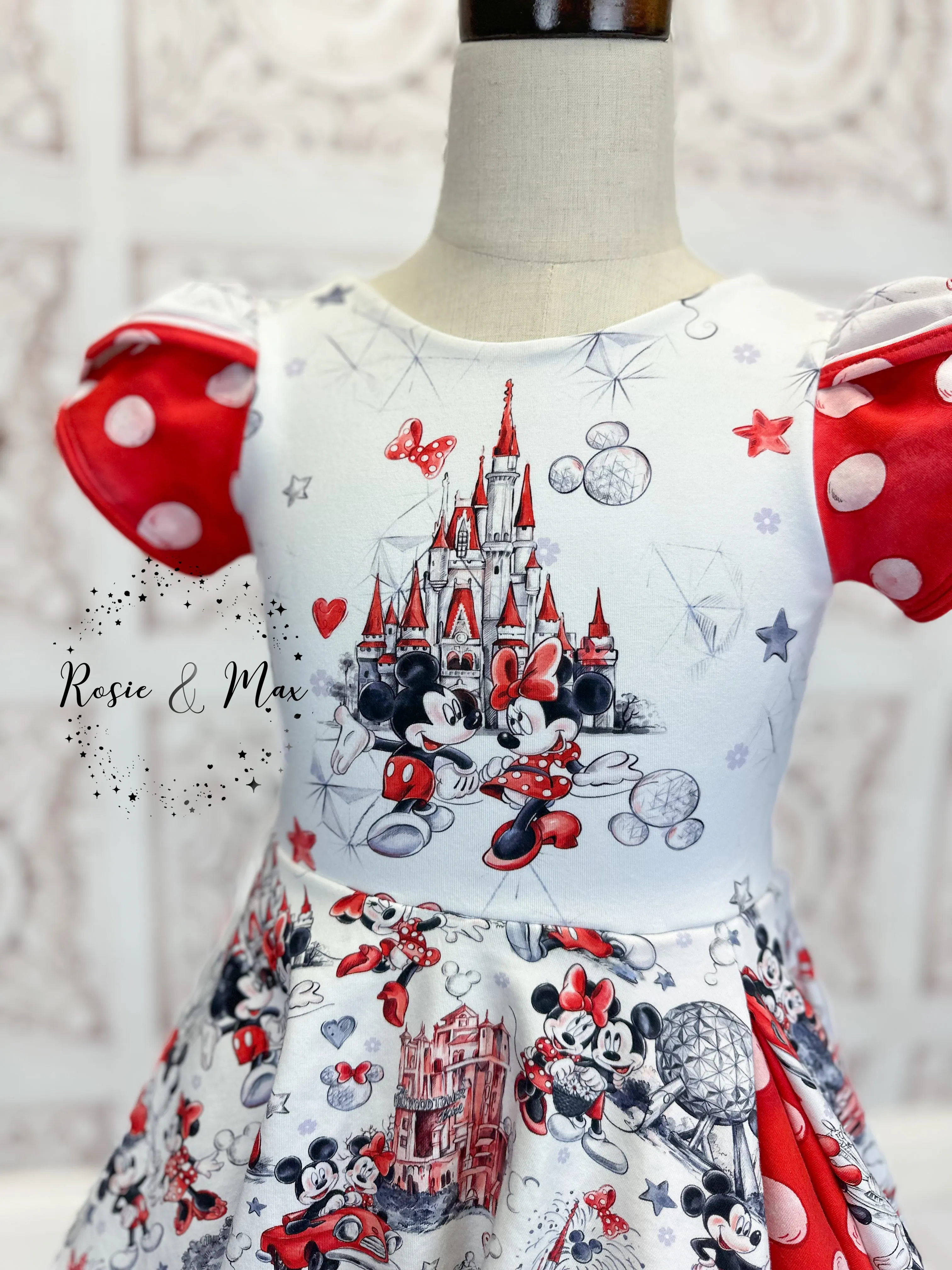 RTS - Mouse Park Day - Peek-a-Boo Dress - Size 6