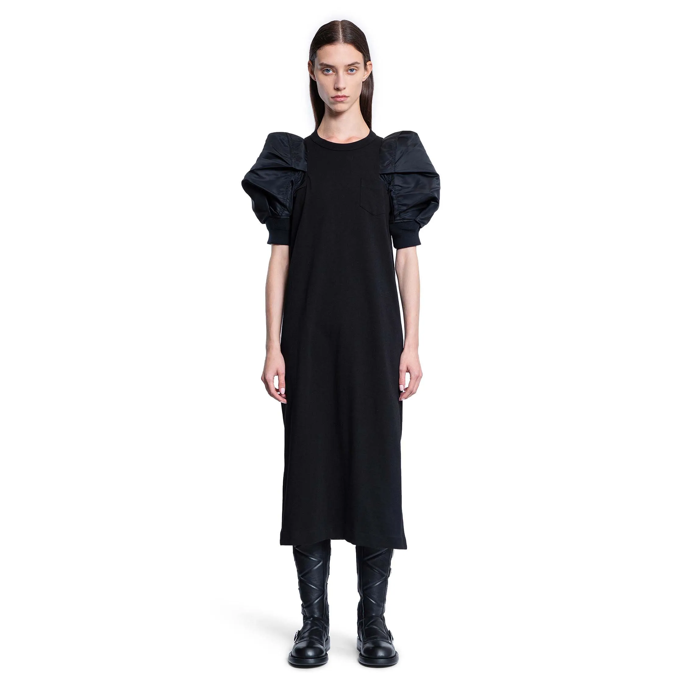 SACAI WOMAN BLACK DRESSES