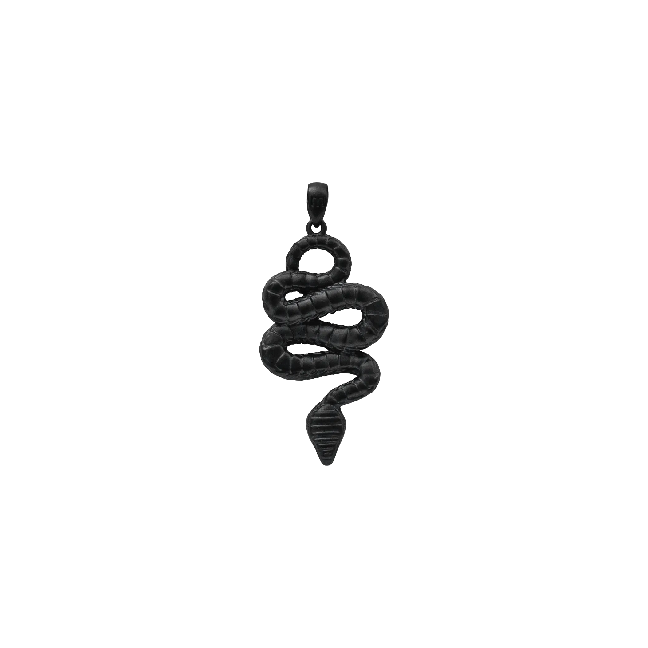 Serpent Pendant - Black