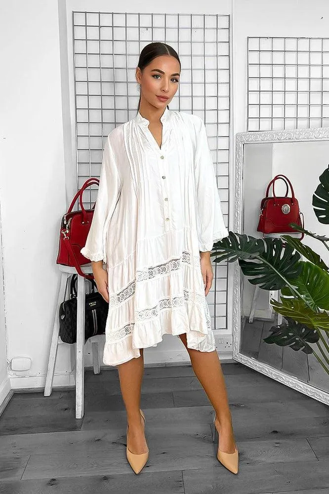 Silk Blend Relaxed Fit Summer Dress