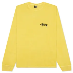 Skate Posse Pigment Dyed LS Tee - Butter