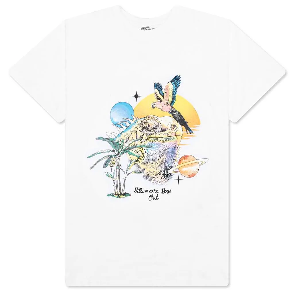 Space and Time S/S Tee - White