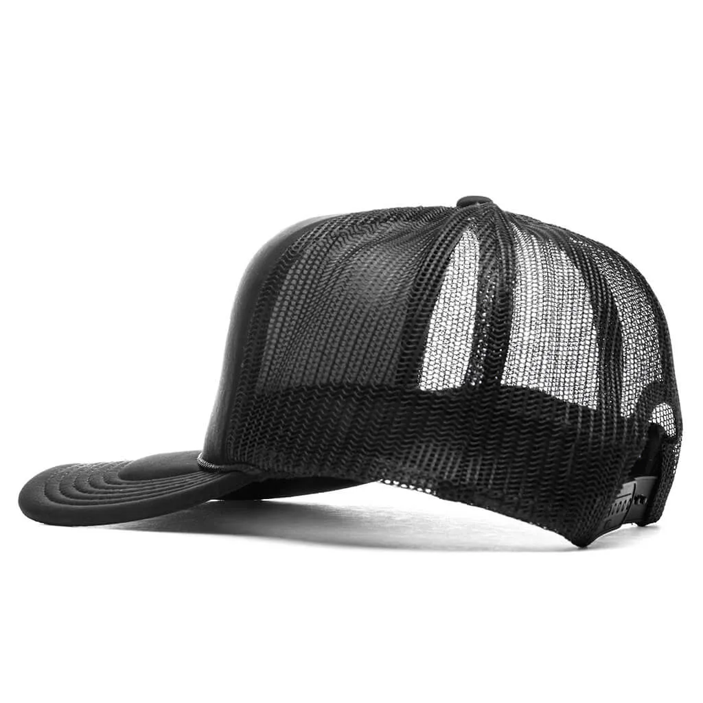 Spike Trucker Hat V2 - Black/White