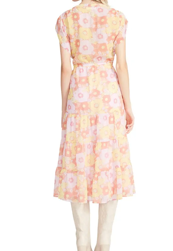 Steve Madden - Leigh Midi Dress Pink Multi