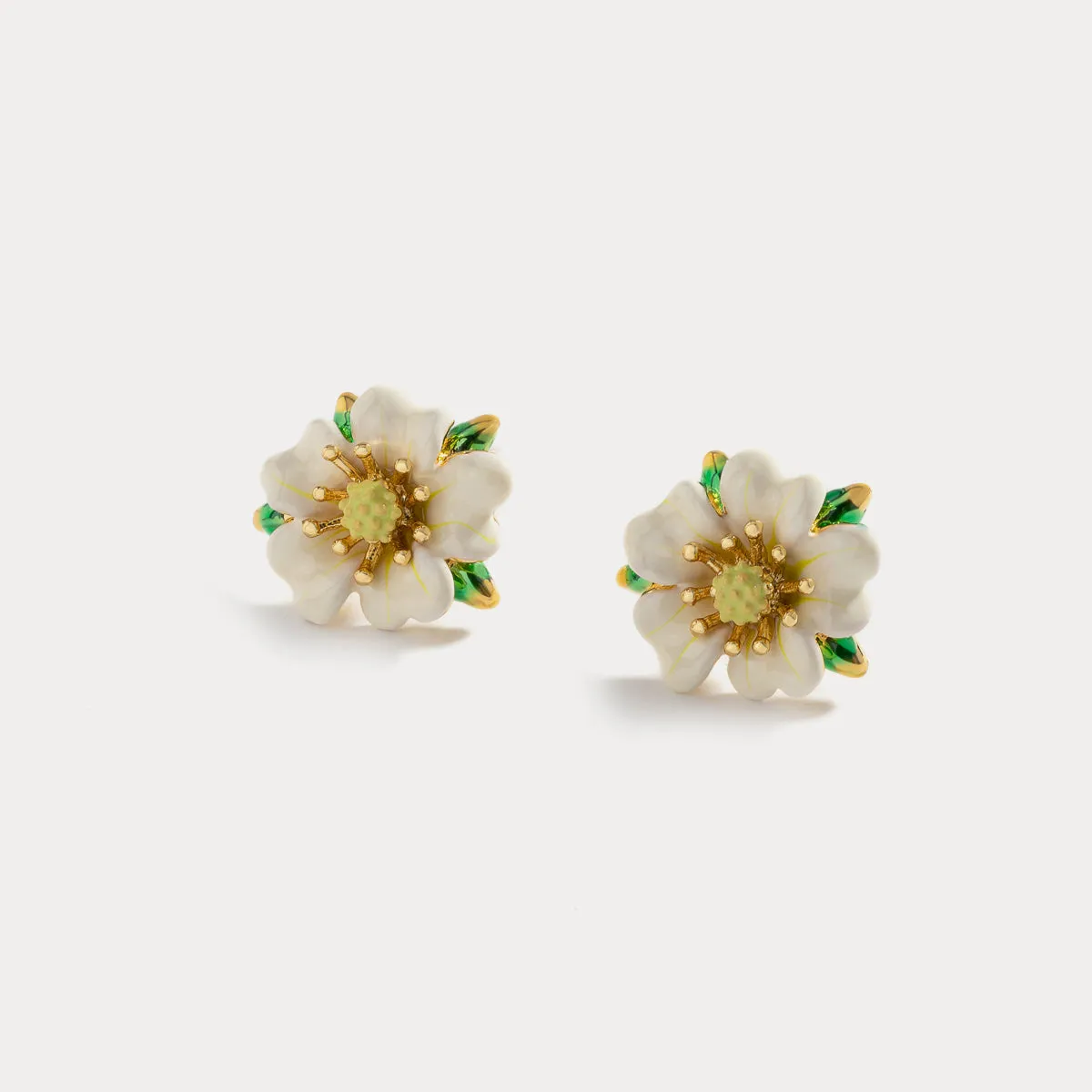 Strawberry Flower Earrings