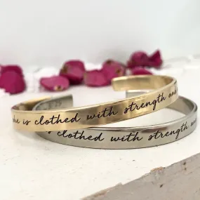 Strength and Dignity Cuff