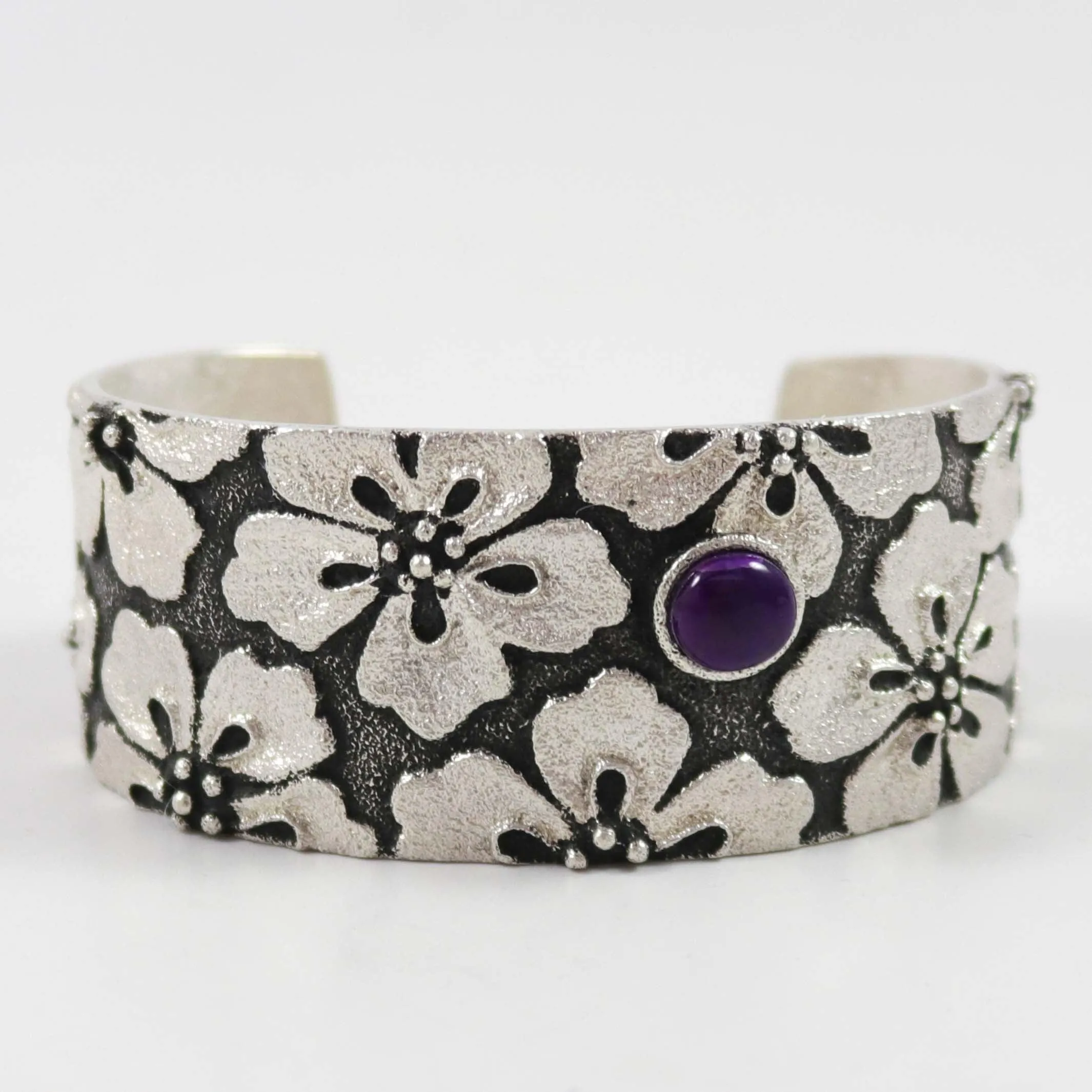 Sugilite Flower Cuff