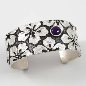 Sugilite Flower Cuff