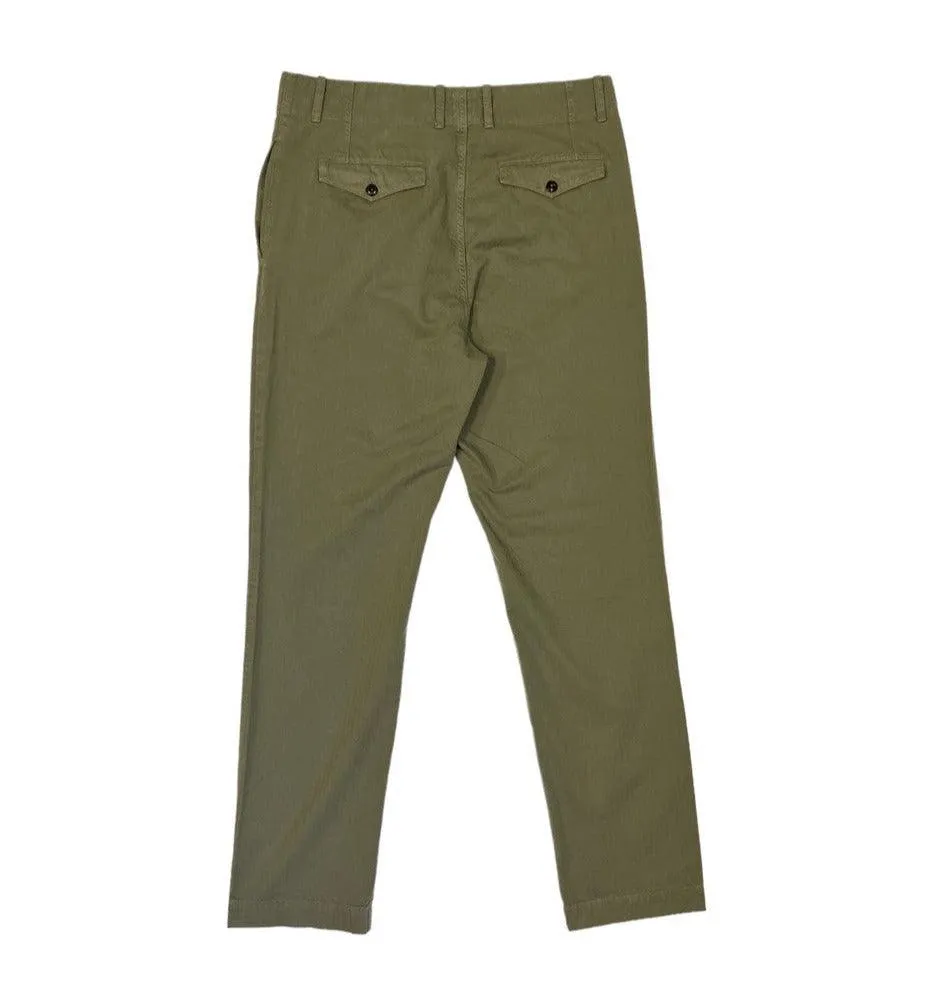 Tellason - Ghurka Pant Olive Herringbone