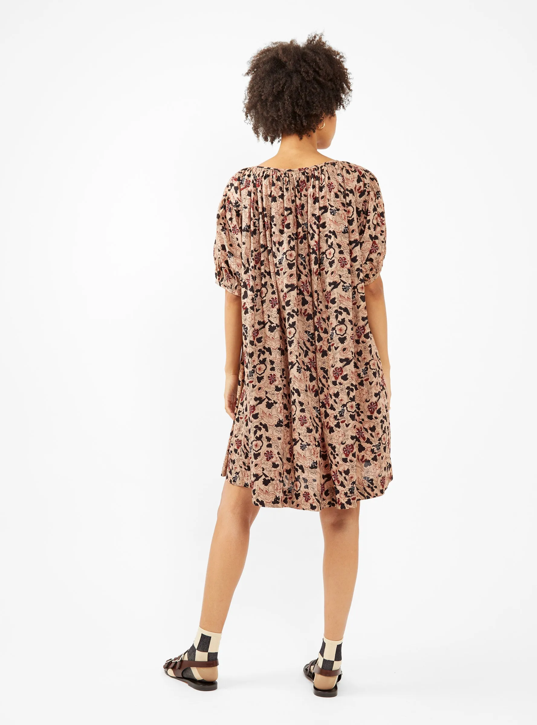 The Bedroom Dress Beige Canyon Floral