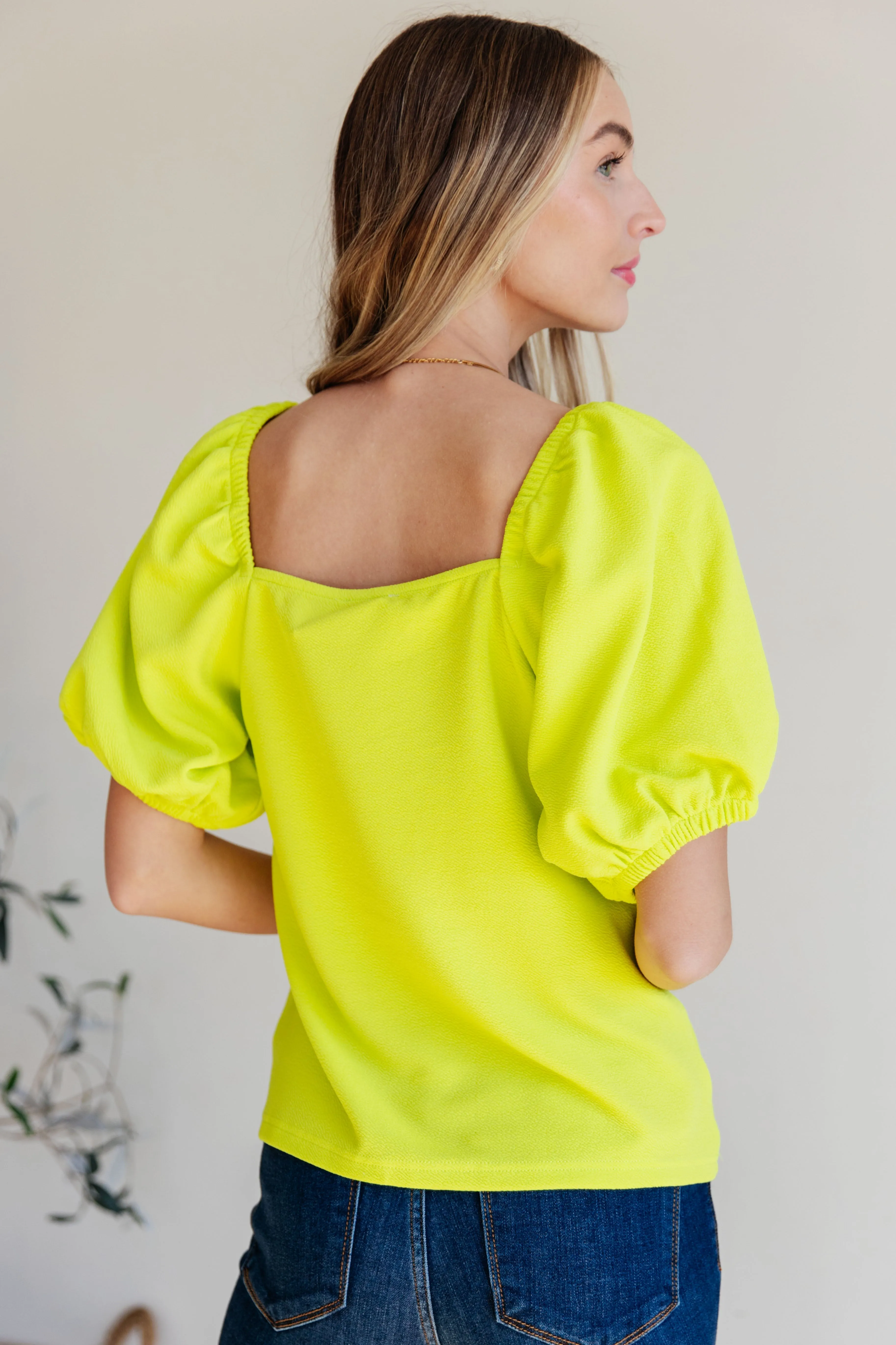 Try Me Balloon Sleeve Blouse (S-2XL)