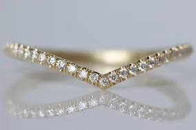 White Diamond Pavé Band