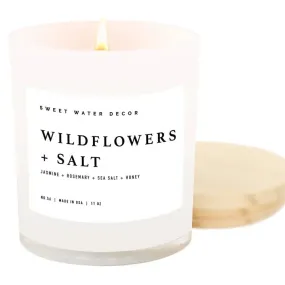 Wildflowers and Salt 11 oz Soy Candle