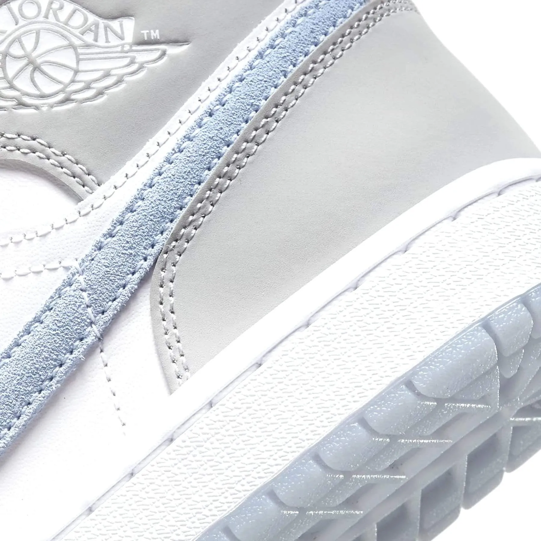 Wmns Air Jordan 1 Mid Wolf Grey